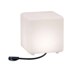Paulmann Plug & Shine LED Lichtobjekt Cube IP67 3000K 2,8W Weiß