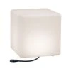 Paulmann Plug & Shine LED Lichtobjekt Cube IP67 3000K 6,5W Weiß