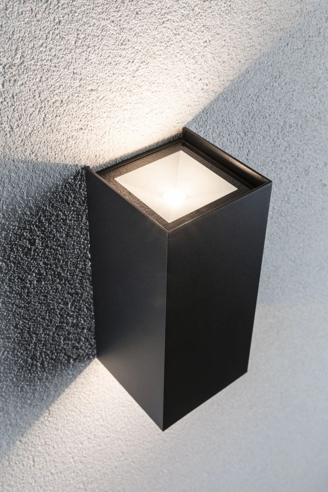 Paulmann LED Außenwandleuchte Flame IP44 Eckig 102x100mm 3000K 2x5,8W 2x540lm 230V Anthrazit Aluminium - Image 5