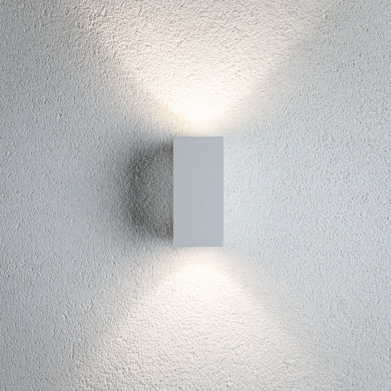 Paulmann LED Außenwandleuchte Flame IP44 Eckig 58x75mm 3000K 2x3,5W 2x260lm 230V Weiß Aluminium - Image 5