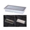 Paulmann LED Bodeneinbauleuchte Brick Bewegungsmelder IP67 200x100mm 3000K 1,6W 50lm 230V Alu/Grau Metall/Edelstahl