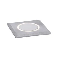 Paulmann House LED Bodeneinbauleuchte Warmweiß IP67 Eckig 50x50mm 3000K 2W 20lm 230V Edelstahl Gebürstet Edelstahl/Kunststoff