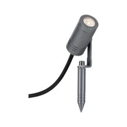 Paulmann LED Gartenstrahler Radix IP65 56mm 3000K 5,5W 260lm 230V Grau Aluminium