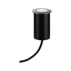 Paulmann LED Bodeneinbauleuchte Floor IP67 82mm 3000K 11W 680lm 230V Grau Aluminium