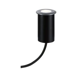 Paulmann LED Bodeneinbauleuchte Floor IP67 76mm 3000K 5,5W 320lm 230V Grau Aluminium