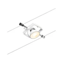 Paulmann CorDuo Seilsystem Mac II Einzelspot GU5,3 Max. 10W 12V Weiß Matt/Chrom