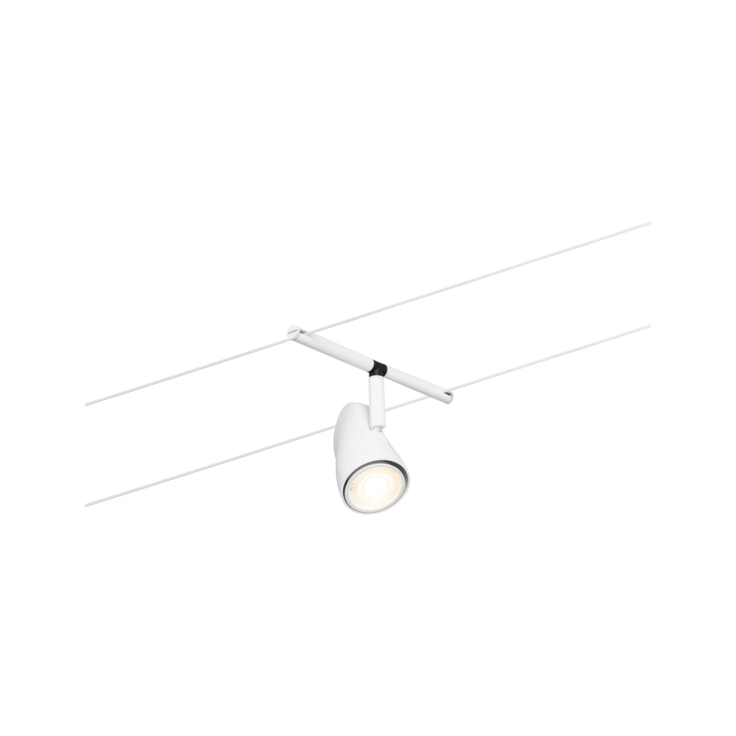 Paulmann CorDuo Seilsystem Cup Basisset GU5,3 Max. 5x10W 230/12V Weiß Matt/Chrom - Image 8