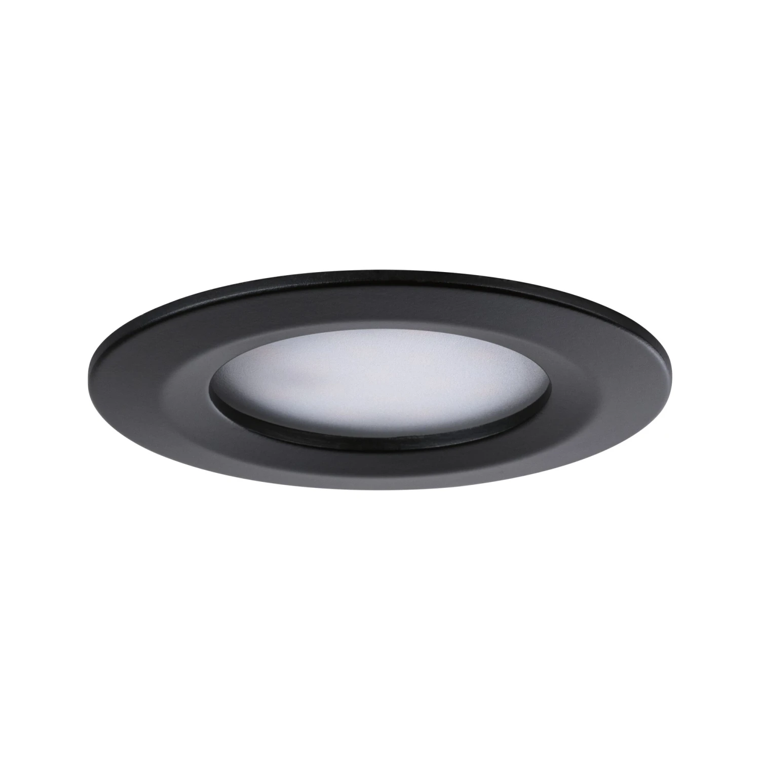 Paulmann LED Einbauleuchte Nova Coin Basisset Starr IP44 Rund 78mm Coin 3x6W 3x470lm 230V 2700K Schwarz Matt - Image 4