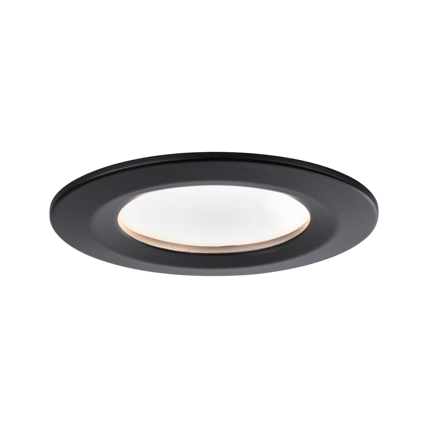 Paulmann LED Einbauleuchte Nova Coin Basisset Starr IP44 Rund 78mm Coin 3x6W 3x470lm 230V 2700K Schwarz Matt - Image 5
