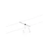Paulmann CorDuo LED Seilsystem Frame Einzelspot 280lm 4,8W 3000K 12V Weiß Matt/Chrom