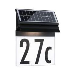 Paulmann Solar LED Hausnummernleuchte Neda IP44 3000K 14lm Schwarz
