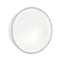 Paulmann LED Außenwandleuchte Platomo Seewasserresistent IP44 Rund 180mm 3000K 14,5W 1200lm 230V Weiß Kunststoff