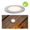 Paulmann LED Bodeneinbauleuchte Goldlicht IP65 Rund 50mm 2200K 2,2W 60lm 230V Alu Kunststoff/Metall
