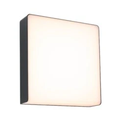 Paulmann LED Außenwandleuchte Azalena Bewegungsmelder Mit Hochfrequenz-Sensor IP44 250x97mm 3000K 8,5W 700lm 230V Anthrazit Kunststoff/Aluminium