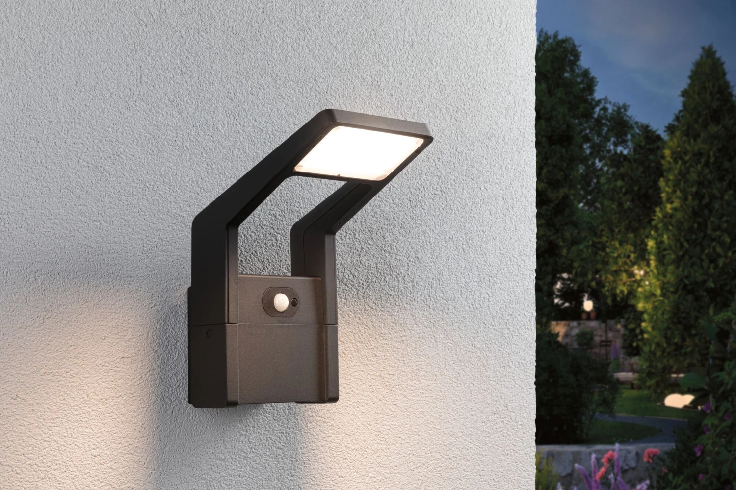 Paulmann LED Außenwandleuchte Juntea IP44 140x217mm 3000K 11W 900lm 230V Anthrazit Aluminium – Bild 3