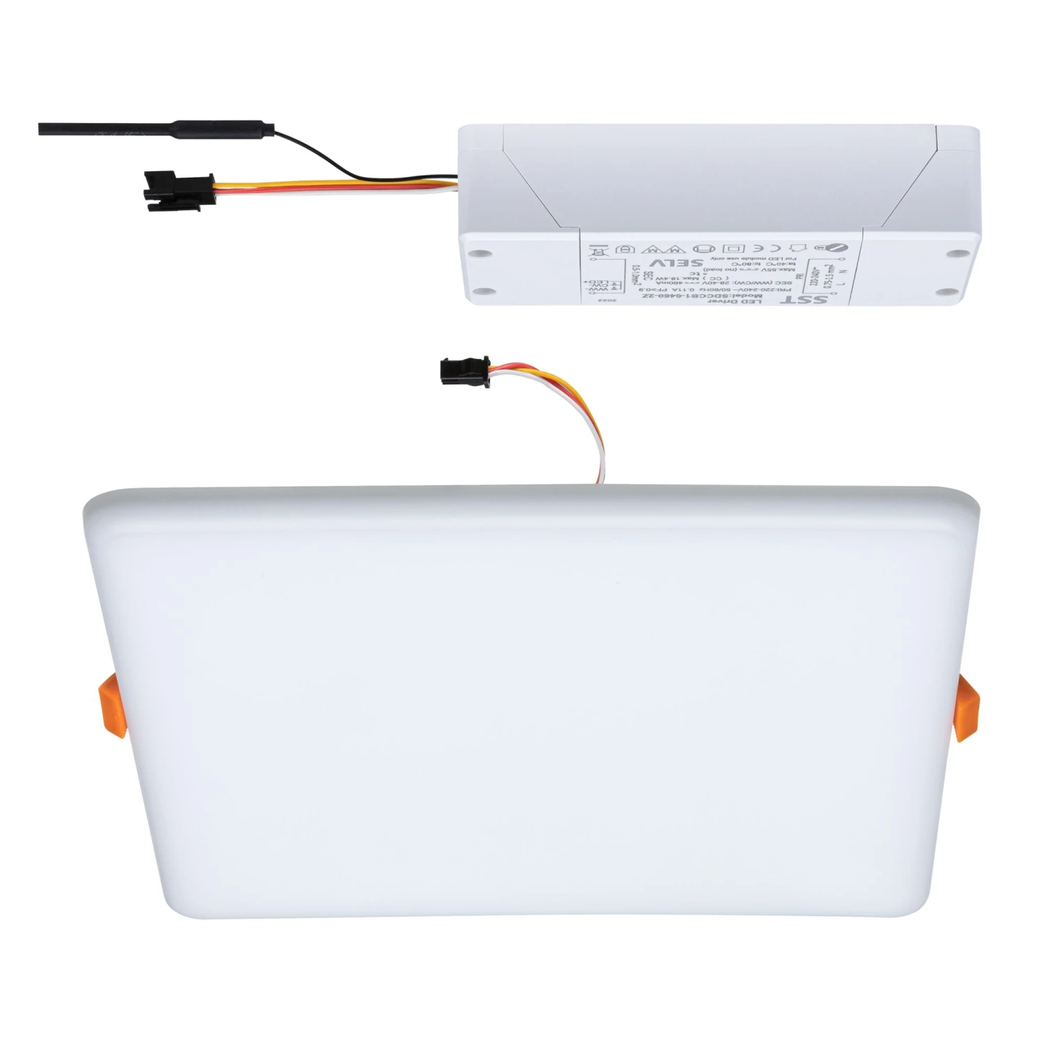 Paulmann VariFit LED Einbaupanel Smart Home Zigbee 3.0 Veluna IP44 Eckig 215x215mm 17W 1300lm Tunable White Satin Dimmbar – Bild 11