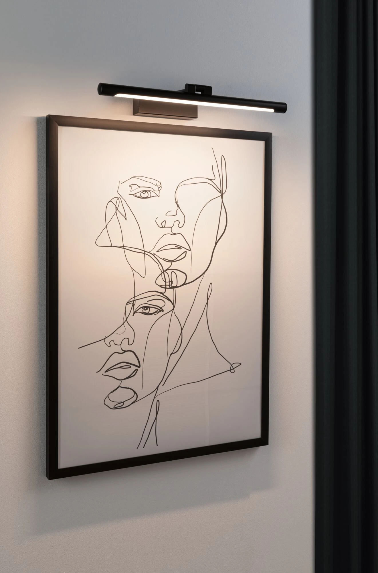 Paulmann LED Bilderleuchte Mingo 3000K 510lm 230V 9,5W Schwarz – Bild 3