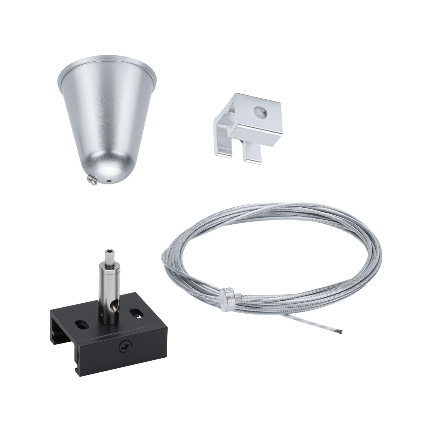 Paulmann ProRail3 Zubehör Zubehör Seilabhängung 3m Schwarz - Image 2