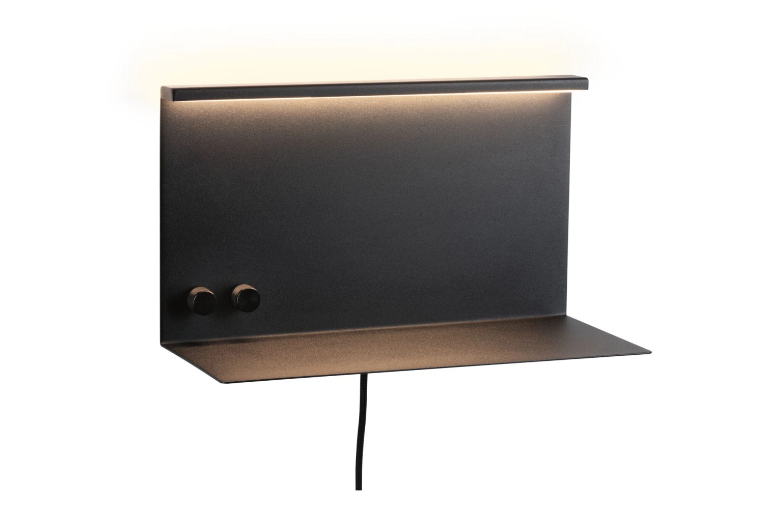 Paulmann LED Wandleuchte Jarina USB C 3000K 540lm / 200lm 230V 4,5 / 1x1,6W Dimmbar Schwarz Matt - Image 2