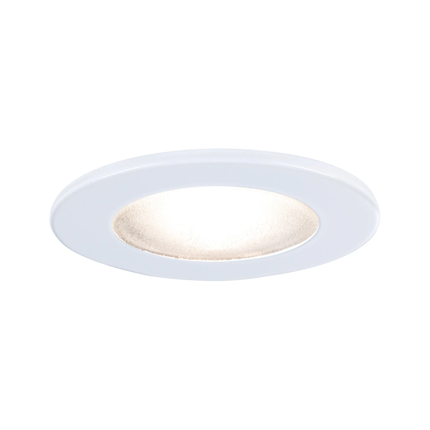 Paulmann Möbeleinbauleuchten Micro Line Structure Rund 66mm Max. 20W 12V Dimmbar Weiß