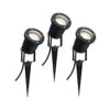 Paulmann LED Gartenstrahler LED Gartenstrahler IP65 Rund 92mm 3000K 3x3,5W 3x230lm 230V Schwarz Aluminium