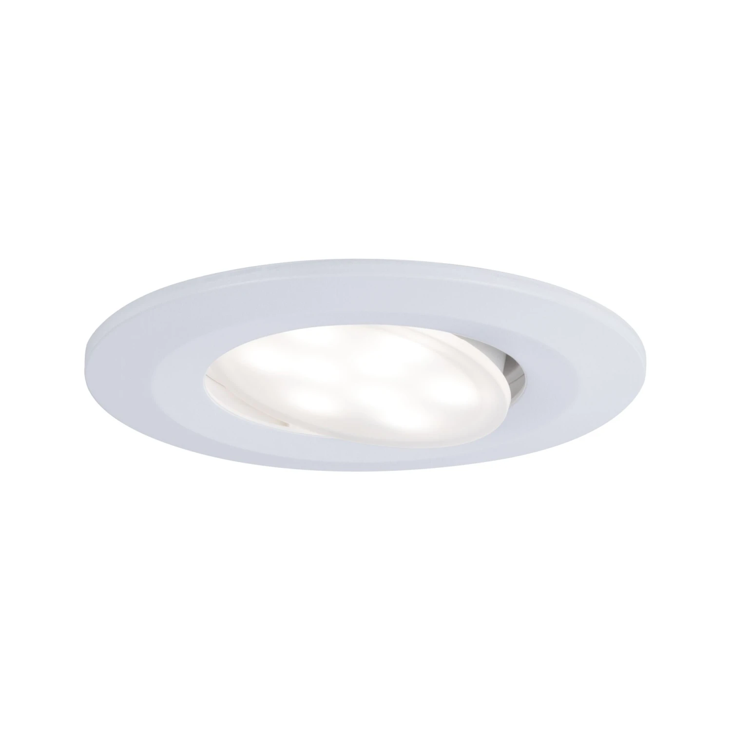 Paulmann LED Einbauleuchte Calla Basisset Schwenkbar IP65 Rund 90mm 30° 3x6W 3x530lm 230V 4000K Weiß Matt - Image 3