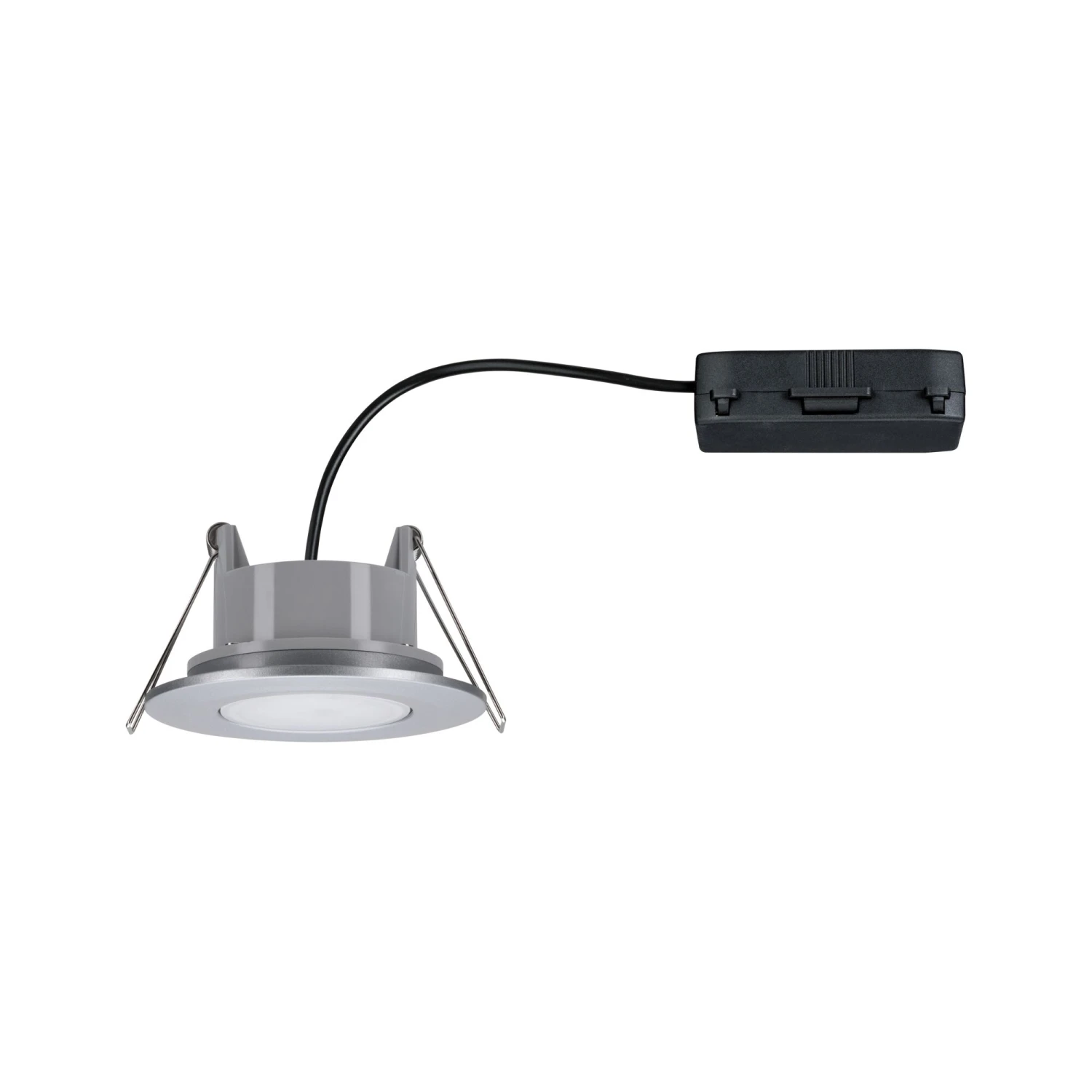 Paulmann LED Einbauleuchte Calla Schwenkbar IP65 Rund 90mm 30° 6W 530lm 230V 4000K Chrom Matt - Image 5