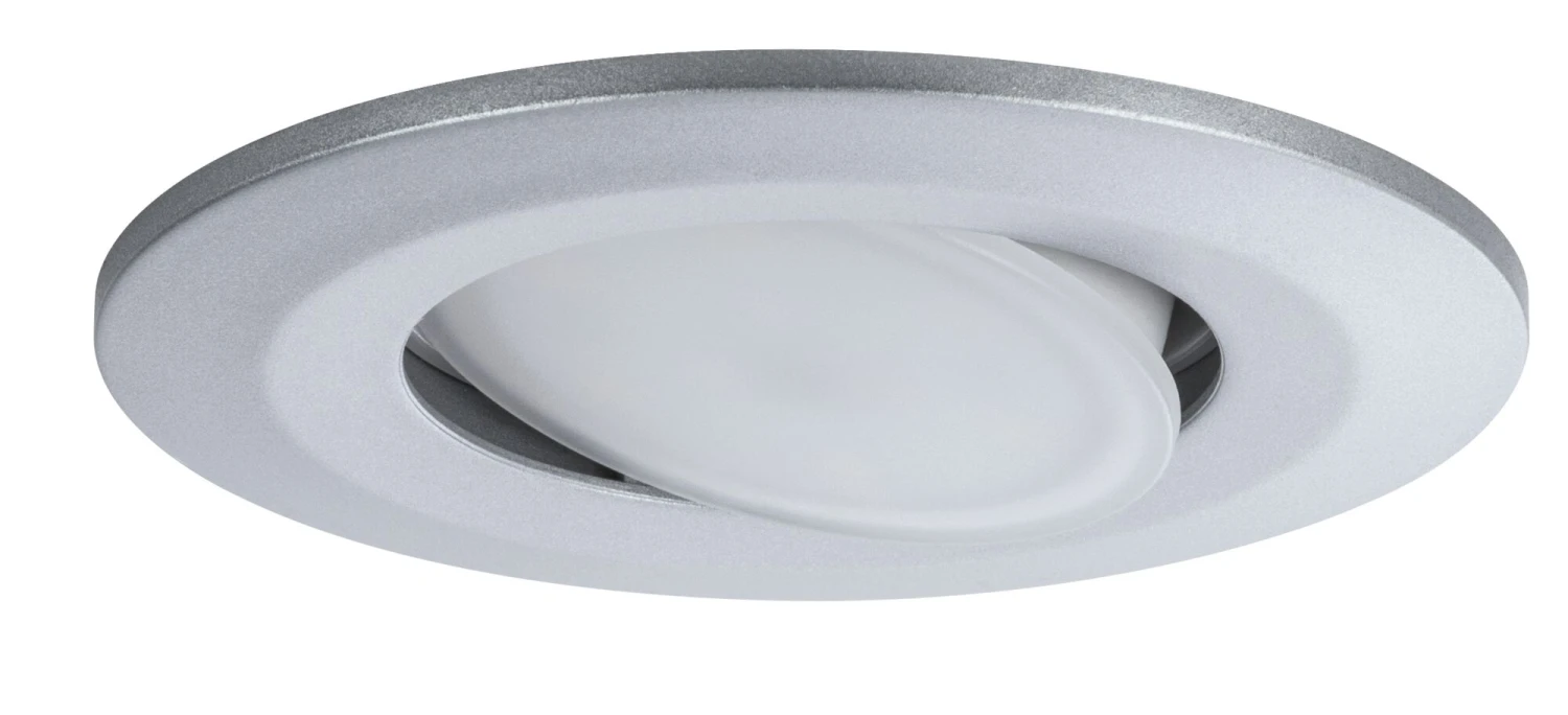 Paulmann LED Einbauleuchte Calla Schwenkbar IP65 Rund 90mm 30° 5,2W 460lm 230V Dimmbar 4000K Chrom Matt - Image 3