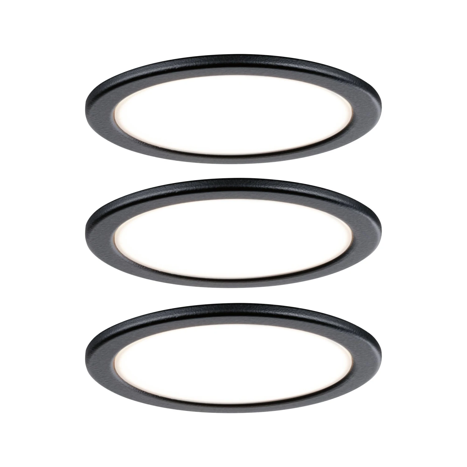 Paulmann LED Unterschrankleuchte Pukk 3x3,5W 65mm 3x210lm 230V Rund Schwarz - Image 4
