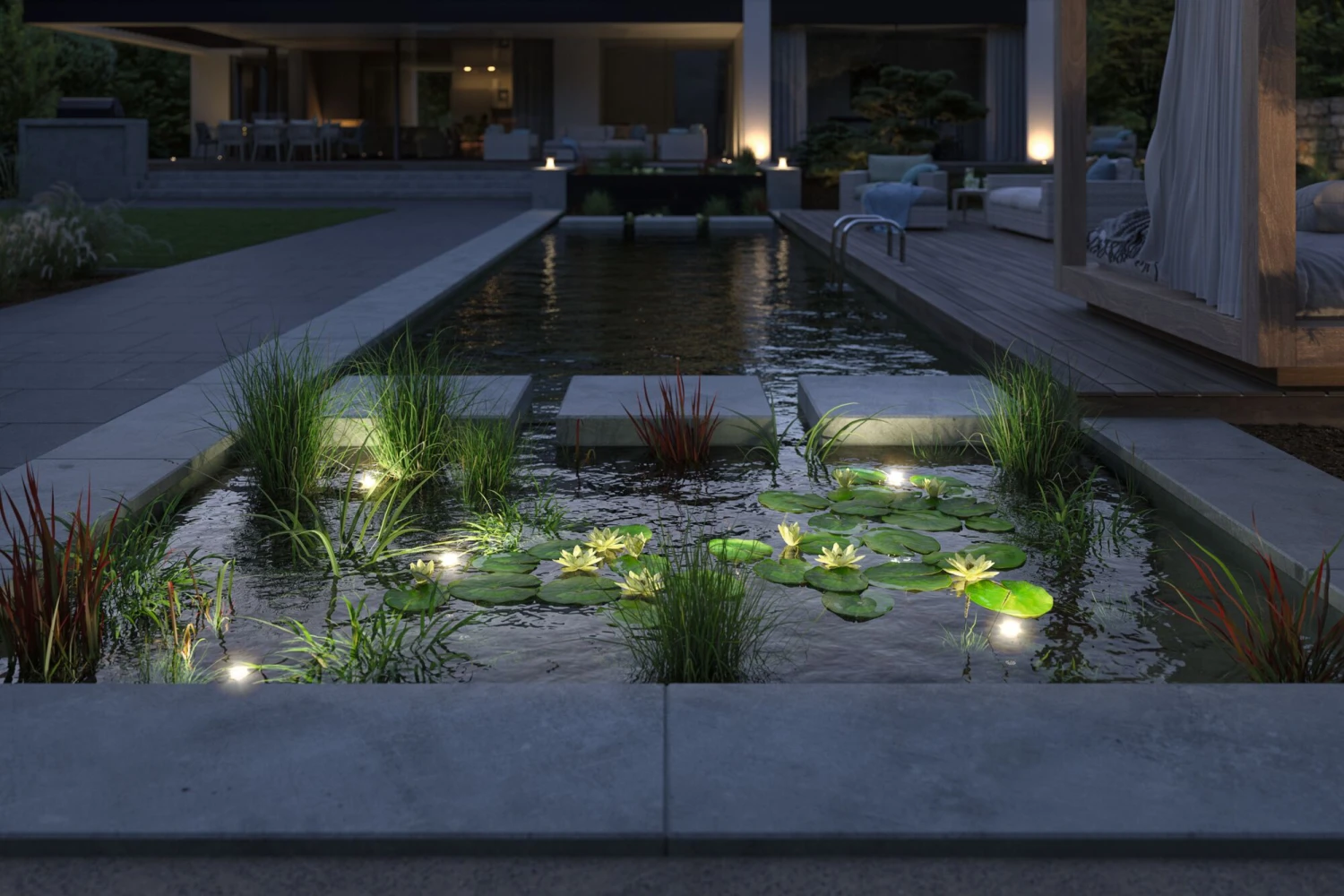 Paulmann Plug & Shine LED Spot Teichleuchte IP68 3000K 5W Schwarz – Bild 3