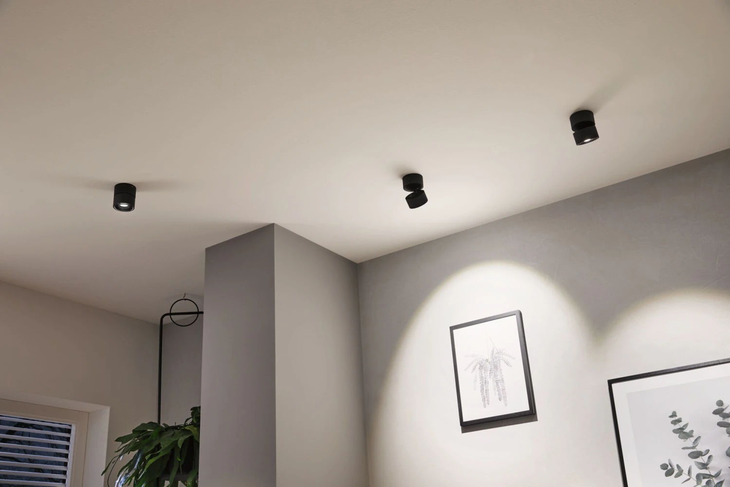 Paulmann LED Deckenleuchte Spircle 78mm 8W 550lm 230V 3000K Schwarz Matt - Image 6