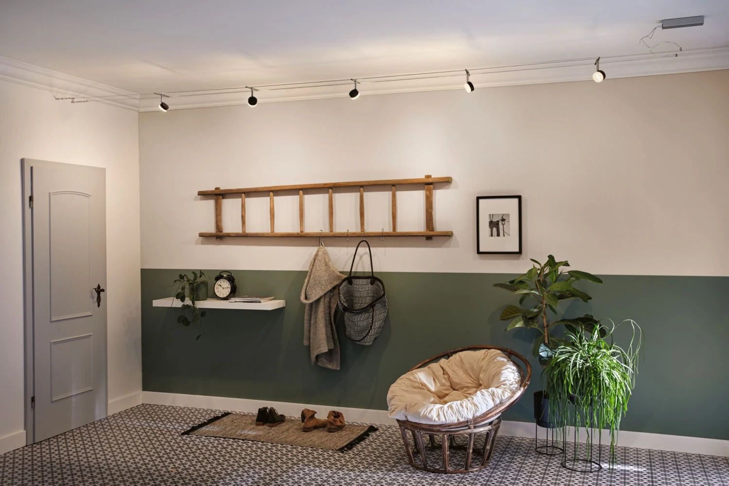 Paulmann CorDuo LED Seilsystem ClearLED 5x150lm 5x4W 2700K 230/12V Schwarz/Chrom - Image 4