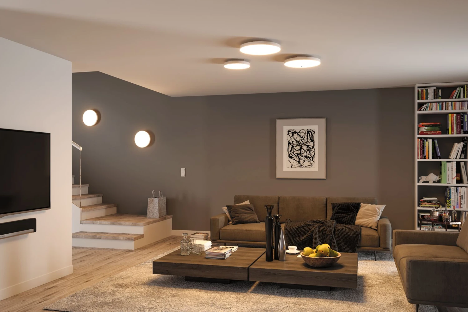 Paulmann LED Panel Velora Rund 300mm 13W 1500lm 3000K Weiß - Image 4