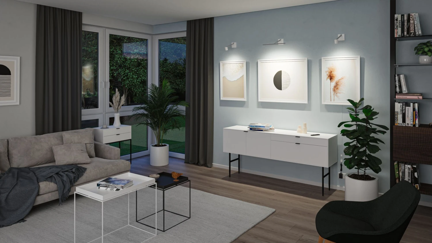 Paulmann LED Bilderleuchte Adelia 2700K 370lm 24V 4,5W Dimmbar Alu Gebürstet - Image 3