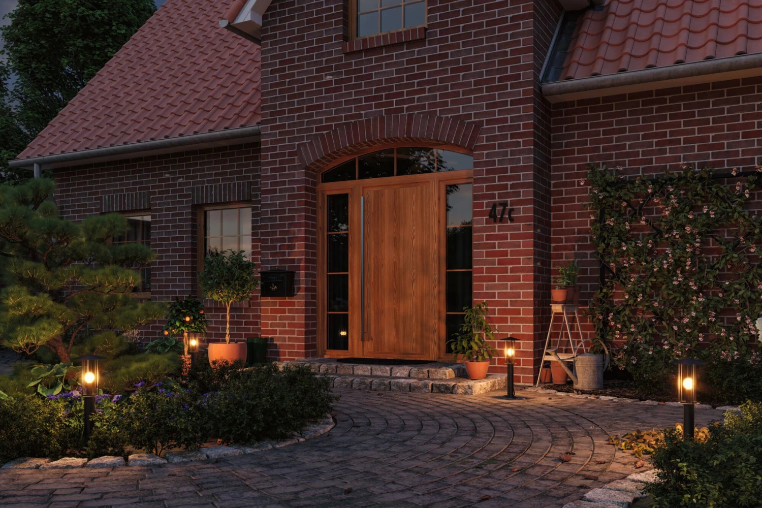 Paulmann Pollerleuchte Classic IP44 500mm 2200K 4,3W 420lm 230V Schwarz E27 Metall – Bild 4